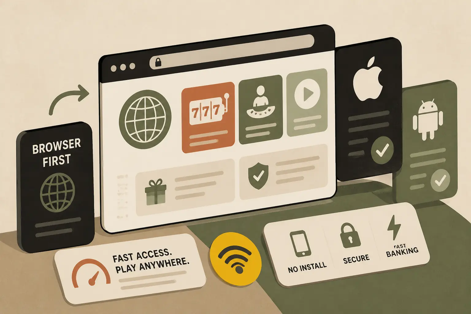 Just Casino App: Play on iOS and Android visual guide for Just Casino
